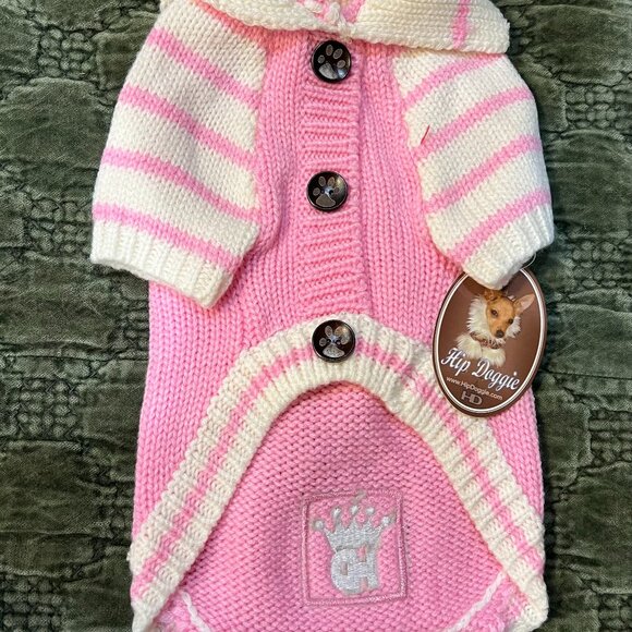 Hip Doggie Dog Sweater Size M NWT - Picture 2 of 2